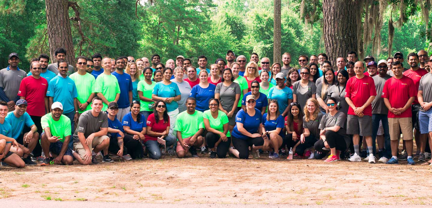 Cybersoft team enjoying a team enrichment outing.