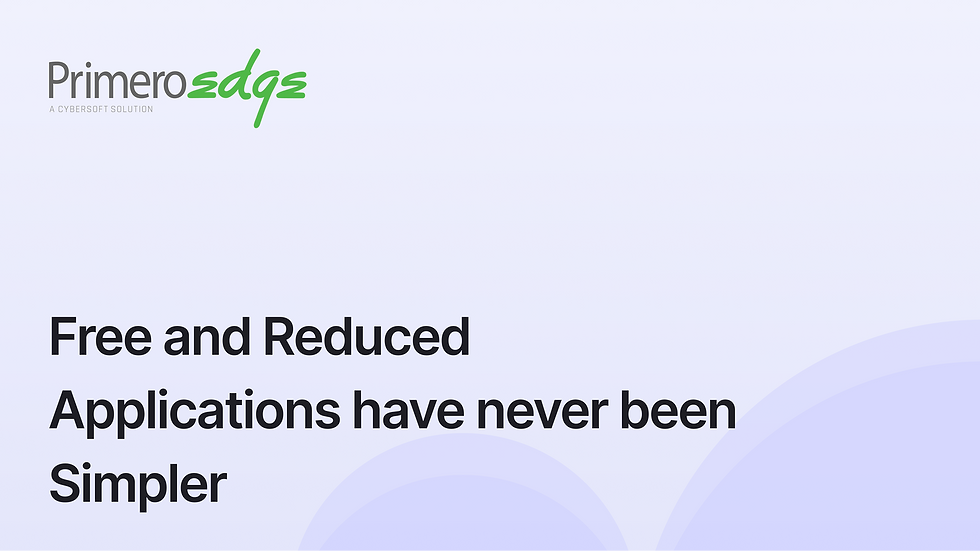 PrimerEdge Free and reduced appliactions